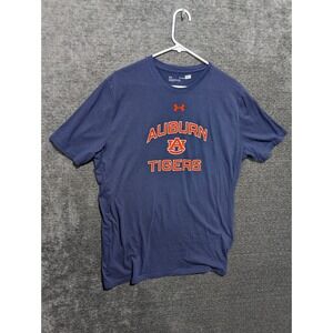 Under Armour Auburn Tigers Navy Blue Graphic T-Shirt Mens XL NCAA College